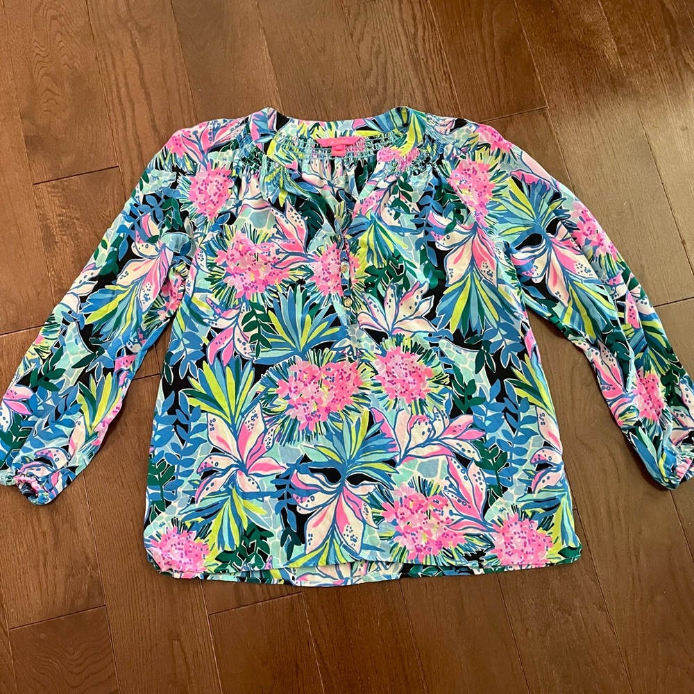 Lilly Pulitzer Elsa Women's Silk Top